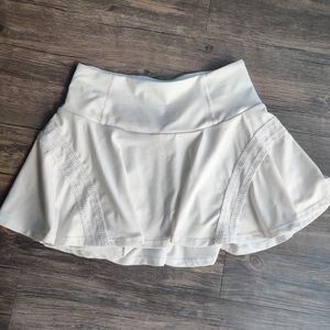 Free People Movement Skort White Pleats and Thank You Size Small